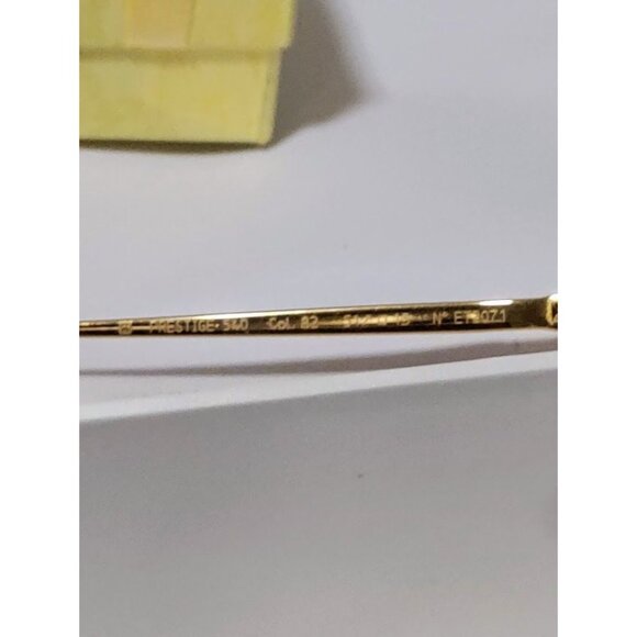 Vuillet Vega Prestige 540 Metal Frame Eyeglasses Blue/Gold with Hard Case - Picture 8 of 16